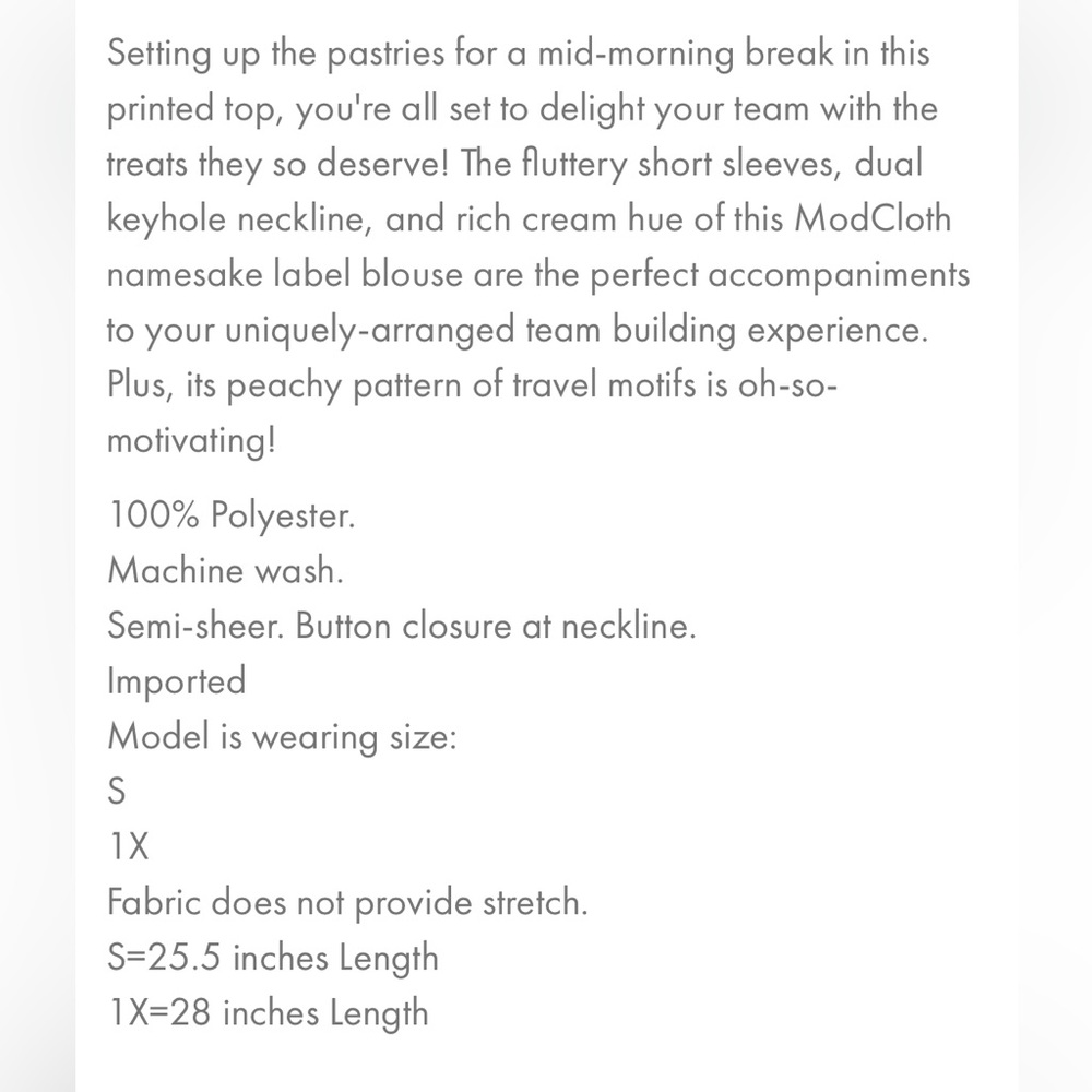ModCloth blouse - Picture 5 of 5